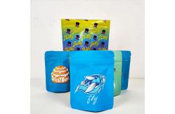 China Child Proof Plastic Zipper Resealable Mylar weed Bags Smell Proof Mini Bags supplier