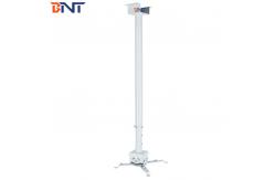 China Round Pole Retractable Projector Ceiling Mount Extension Size 100 - 200CM supplier