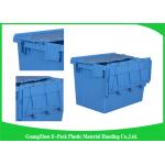 100% New Pp Plastic Attached Lid Containers Moving Storage Light Weight