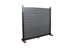 China Plastic Timber Composite WPC Fence Panels Sustainable UV Resistant supplier