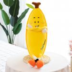 Plush Home Decorative Throw Pillow With Banana Design