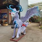Weather Resistance Amusement Park Animatronics  Chinese Ancient Animals Baize