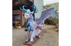 China Weather Resistance Amusement Park Animatronics  Chinese Ancient Animals Baize supplier