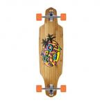 RAD Wheels Drop Through Bamboo Cabin Longboard Complete Skateboard - 9 X 36 for sale