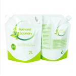 Intaglio Printing Stand Up Spout Pouch 1L 2L Laundry Detergent Liquid Soap Pouch Bag for sale