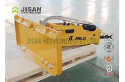 China Yellow Compact Excavator Hammer Attachment 6 Height 2000Lbs Carrier Weight supplier