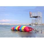 Inflatable Water Pillow , Inflatable Rainbow Water Blob For Water Sports for sale