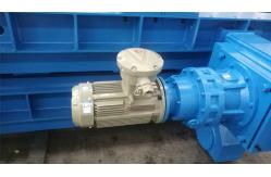 China Tank Surface Treatment 100T welding turning rolls Rubber Roller Motorized supplier
