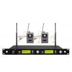 Performance Wireless Microphone System SR-410D LED screen alarm automatically