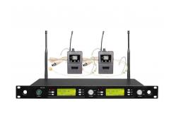 China Performance Wireless Microphone System SR-410D LED screen alarm automatically supplier