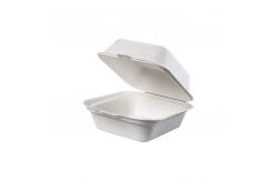 China Compostable disposable eco-friendly clam shell burger customized disposable food packaging takeaway box supplier