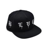 Classic Flat Brim Snapback Hats Blank Underbrim Cotton Wool Blend Flat Visor