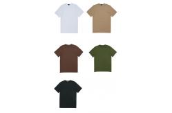 China Fashion Plain Premium T Shirts Raw Hem Essential supplier