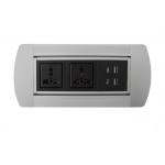 Meeting Table Smart Flip Up Sockets Cold Rolled Steel Material 13A Current for sale