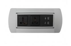 China Meeting Table Smart Flip Up Sockets Cold Rolled Steel Material 13A Current supplier