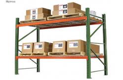 China Flexible Wire Heavy Duty Industrial Racking , Wire Mesh Pallet Rack Shelving supplier