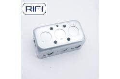 China Electrical 4x2 Junction Box 2x4 Inch Steel Electrical Utility Box Handy Box supplier