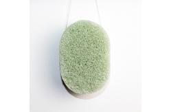 China OEM ODM Green Tea Konjac Sponge Natural Face Cleansing Sponge supplier