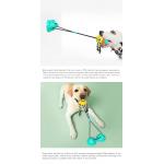 Natural Rubber Dog Chew Toy TPR Indestructible Suction Dog Tug Of War Toy