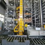 Blue 1000kgs AS RS Racking 50 Pitch ASRS System Warehouse Customized for sale
