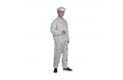 China ESD coverall cleanroom clothes Anti-static cleanroom garments ESD clothes supplier from China supplier