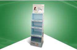 China Point of Purchase Cardboard Floor Display Stand for Skincare Products supplier