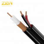 RG59 + 18AWG / 2C CCTV Coaxial Cable 95% CCA Braid Siamese Cable CMR Standard for sale