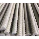 High Strength FRP Threaded Rod 8mm Fibreglass Rod Corrosion Proof for sale