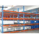 Cold Rolled Steel Gravity Flow Pallet Rack Blue Orange For Garage Rackings for sale
