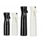 White Black Refillable Continuous Mist Spray Bottle 300ml ISO9001 for sale