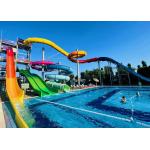 Aqua Park Swimming Pool Custom Fiberglass Water Slide for sale