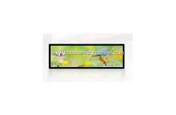 China Stretched Bar LCD Display Digital Shelf Edge Bus Advertising Screen 24 Inch supplier