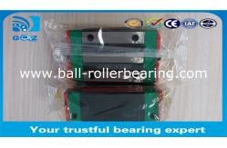 China Square Block HGH25CA Guide Block Linear Ball Bearing , Linear Slide Bearings 23x48x40mm supplier