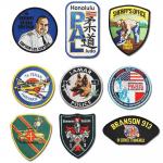 Military Navy Iron On Patches , Embroidered Merrowed Sew On Badges For Clothes for sale