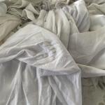 White Cotton Wiping Rags Cotton Hosiery Rags Clips 100% Cotton White Color Industrial Cleaning T-Shirt Rags for sale