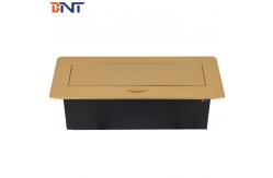 China Desktop Pop Up Socket / Flip Up Outlet With Oval Pop Up Button supplier