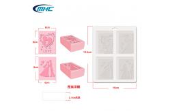 China New Design Customize Food Grade 4 Cavity Silicone Soap Mould Sustainable supplier