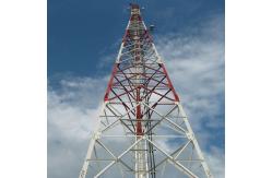 China Self Supporting Telecom Tower 3 Legs Triangular Angle Steel Lattice Tower supplier