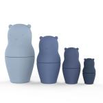 Silicone Matryoshka Dolls Non-Toxic Cuddly Silicone Toys Customized Color for sale