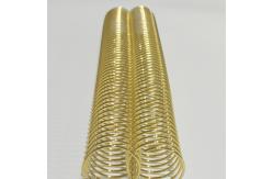 China 48 Loops Single Spiral Metal Coil Binding 0.25 - 2'' For Notebook supplier