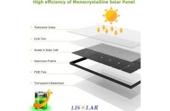 China 166mmx166mm Cell Bificial Solar Panels 12V 200W Mono Solar Panel IP65 supplier