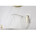 Wall Mounted Bathroom Waterfall Basin Faucet  2 Hole 1 Handle for sale