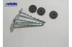China Metal Electro Galvanized Nails 1.25 Roofing Nails For Building And Resident supplier