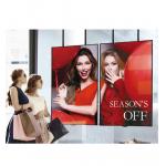 55 Inch Window Lcd Display Touch Screen Shop Storefront Window Display for sale