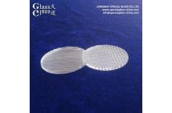 China OEM Borosilicate Linear Glass Spread Lens For Lighting Fixtures supplier