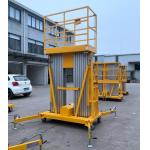 10 Meters Aluminum Aerial Work Platform Double Mast Vertical Lift for sale
