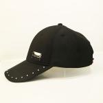 Bsci Curved Brim Polyester 5 Panel Baseball Cap Adjustable With Metal Buckle for sale