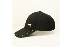 China Bsci Curved Brim Polyester 5 Panel Baseball Cap Adjustable With Metal Buckle supplier