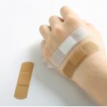 high quality white band-aid fabric medical wound adhesive plaster custom printed band aid for sale