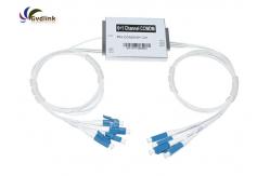 China Single Fiber LC/UPC 1370nm 6+1 Channels CWDM MUX DEMUX supplier